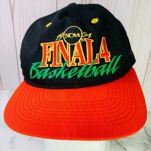 NCAA FINAL FOUR VINTAGE 1994 HAT CAP SNAPBACK ADJUSTABLE OSFM Black Red